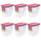 6 Packs: 5 ct. (30 total) 6.2qt. Storage Bins with Lids by Simply Tidy™
